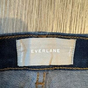Everlane dark wash skinny jean 26